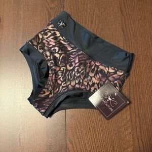 Kandi Kouture Leopard Print Glow Up VIP Brief NWT Size 10/12